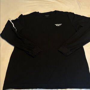 Men’s Fly Racing Black Long Sleeve Shirt